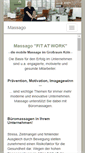 Mobile Screenshot of massago.de